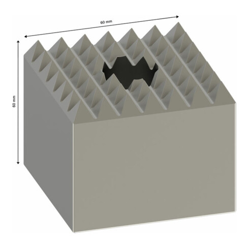 Bosch stockeerplaat 60 x 60 mm 7 x 7