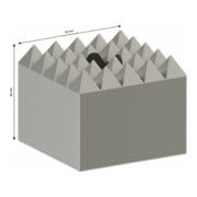 Bosch Stockerplatte 60 x 60 mm 5 x 5-4