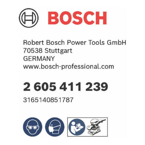 Bosch stofbakfilter zwarte uitvoering