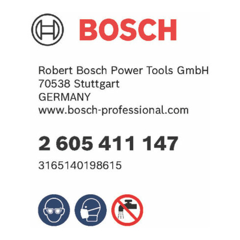 Bosch stofkast voor HW3 compleet past op GEX PEX GSS PBS