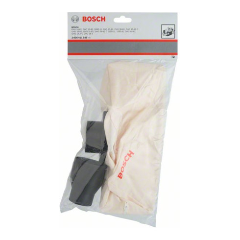 Bosch stofzak voor handschaaf, stof, adapter type 2 (ovaal)