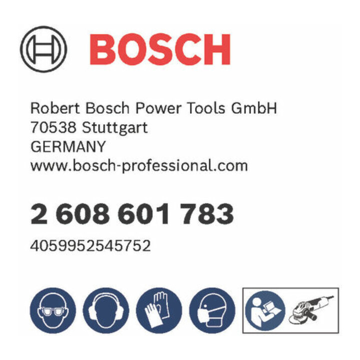 Bosch Stützteller 115 mm, M14, hart