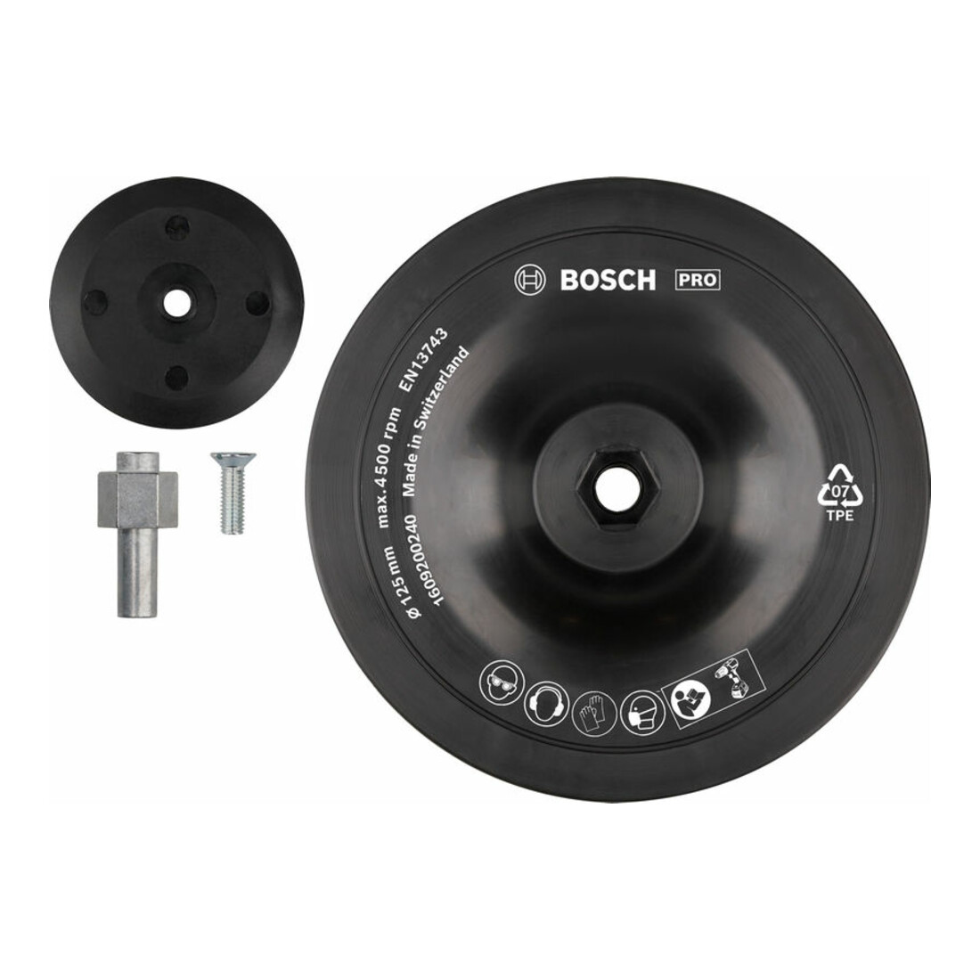 Bosch Stützteller 125 mm 8 mm