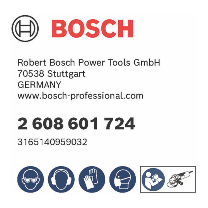 Bosch Stützteller SCM mit Mittelstift X-LOCK 125 mm 12.250 U/min