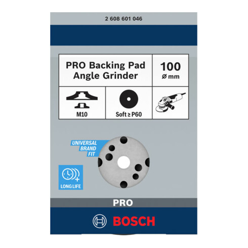 Bosch Stützteller Standard M10 100 mm 15 300 U/min