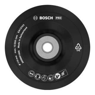 Bosch Stützteller Standard M14 115 mm 13 300 U/min