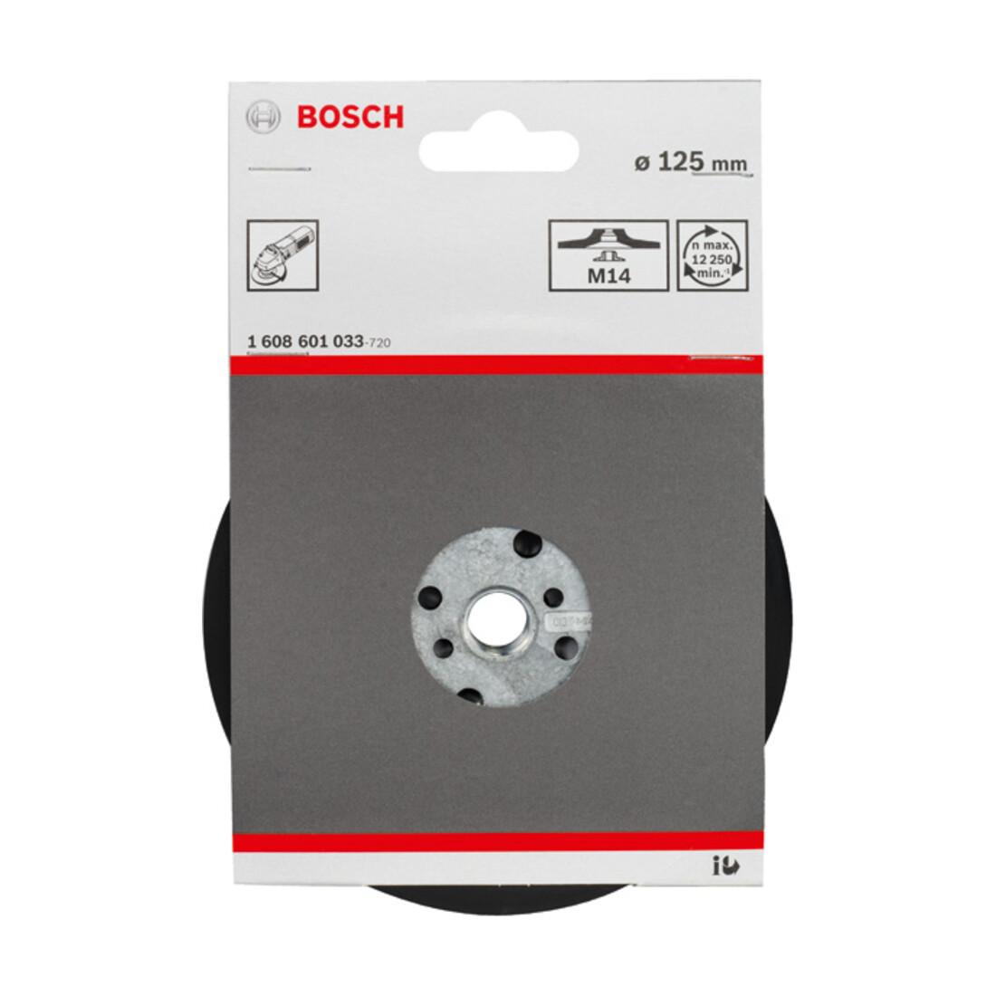 Bosch Stützteller Standard M14 125 mm 12 500 U/min