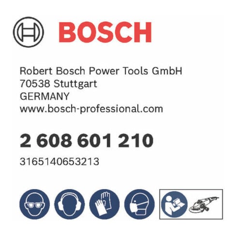 Bosch Stützteller Standard M14 230 mm 6 650 U/min