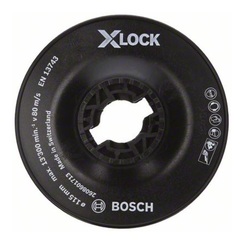 Bosch X-LOCK Stützteller 115 mm hart