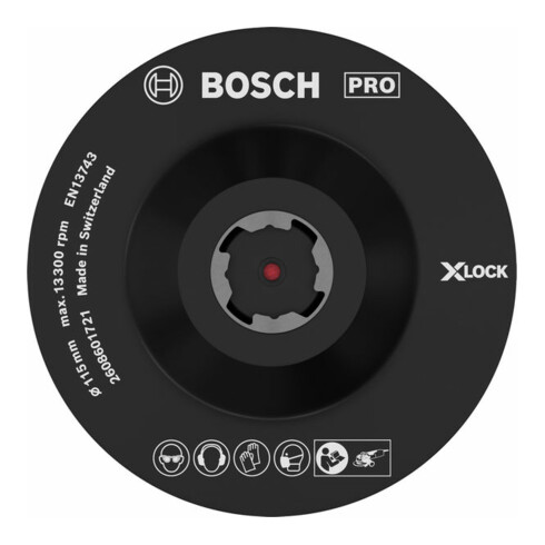 Bosch X-LOCK Stützteller Klettverschluss