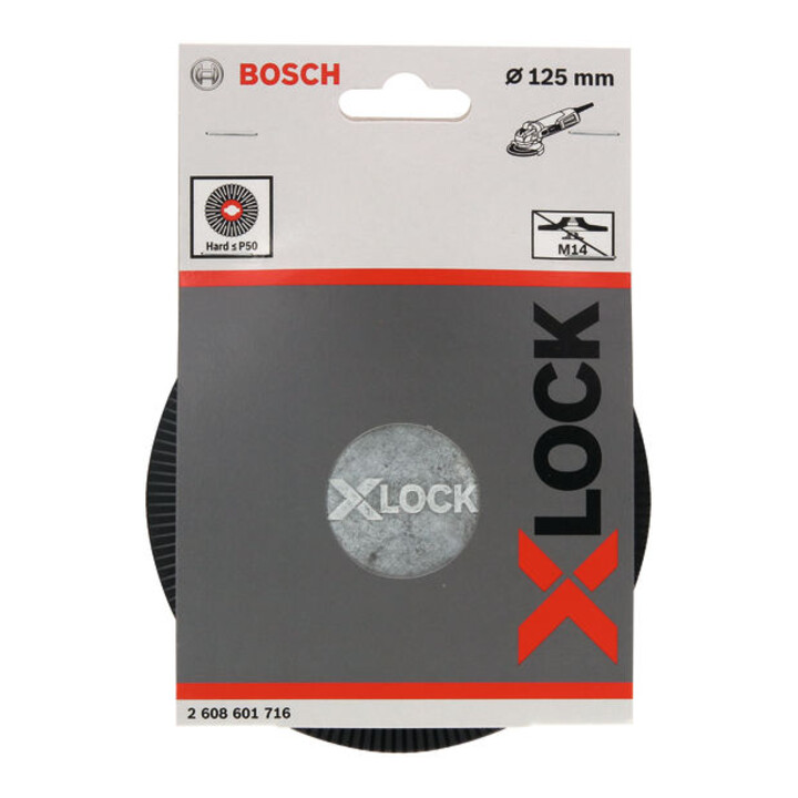 Bosch Stützteller X-LOCK 125 mm hart 12.250 U/min