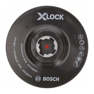 Bosch Stützteller X-LOCK 125 mm Klettverschluss 12.250 U/min