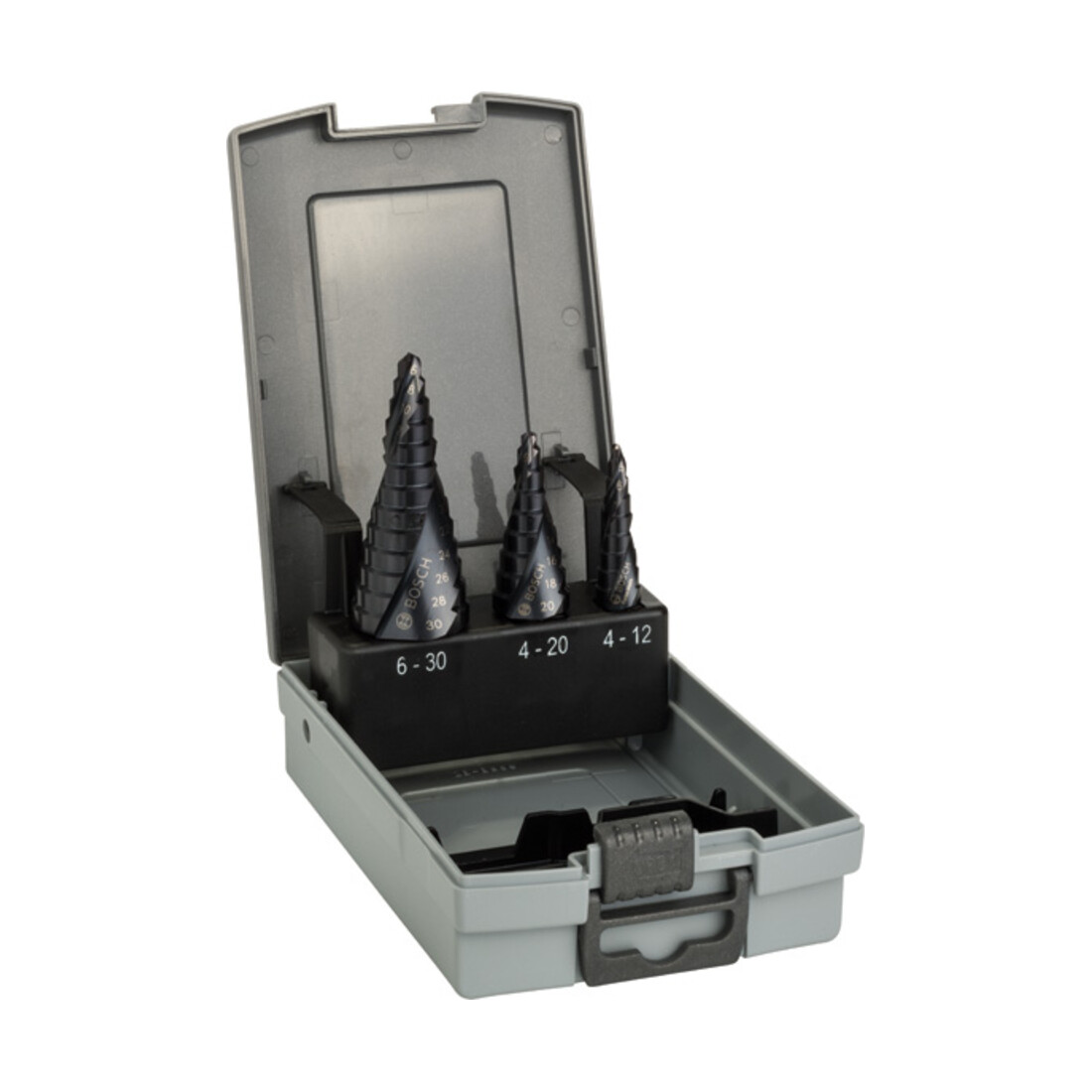 Bosch Stufenbohrer HSS-AlTiN-Set 3-teilig 4 - 12 mm 4 - 20 mm 6 - 30 mm