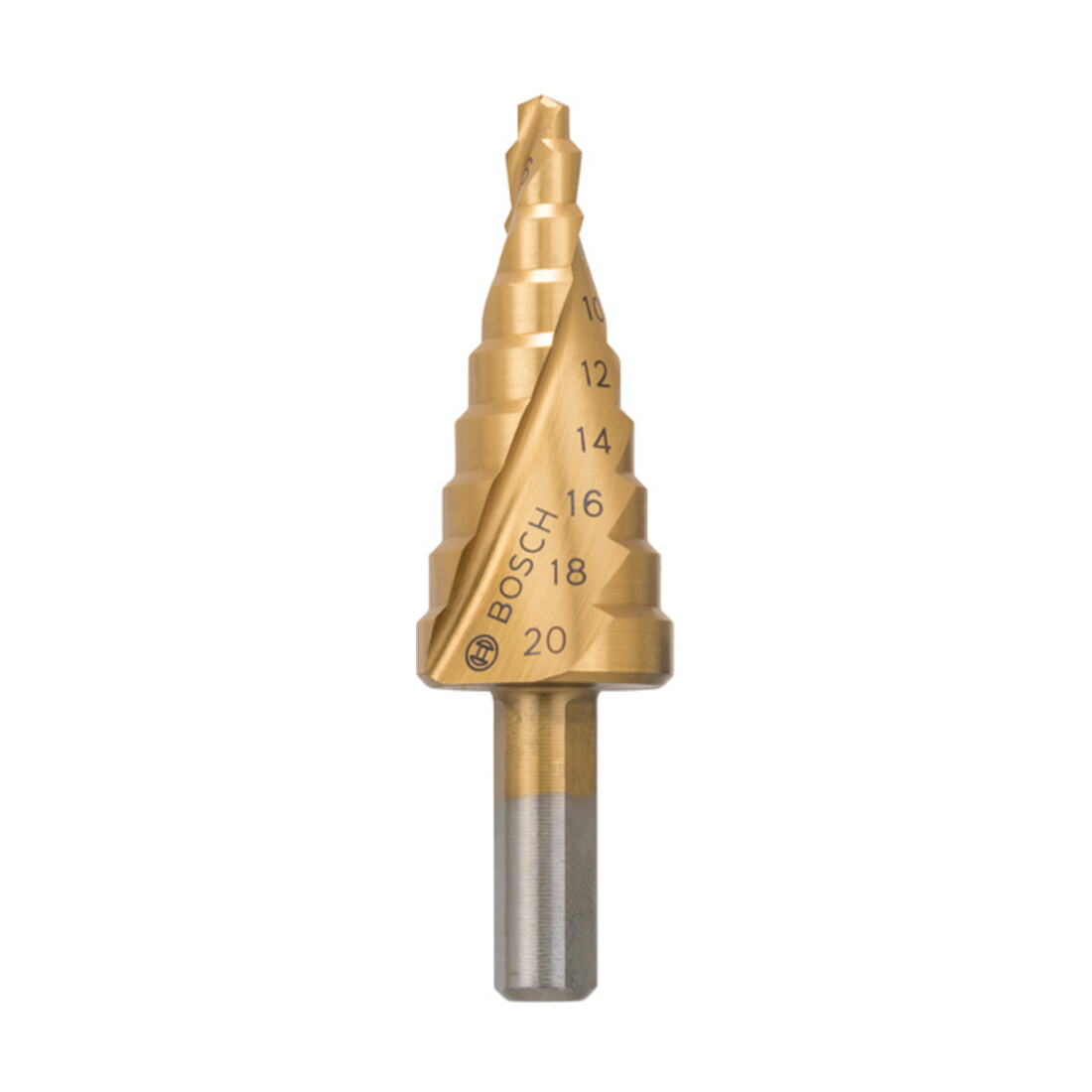 Bosch Stufenbohrer HSS-TiN 4 - 20 mm 8 mm 75 mm 9 Stufen