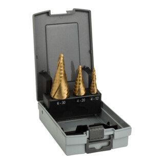 Bosch Stufenbohrer HSS-TiN-Set 3-teilig 4 - 12 mm 4 - 20 mm 6 - 30 mm