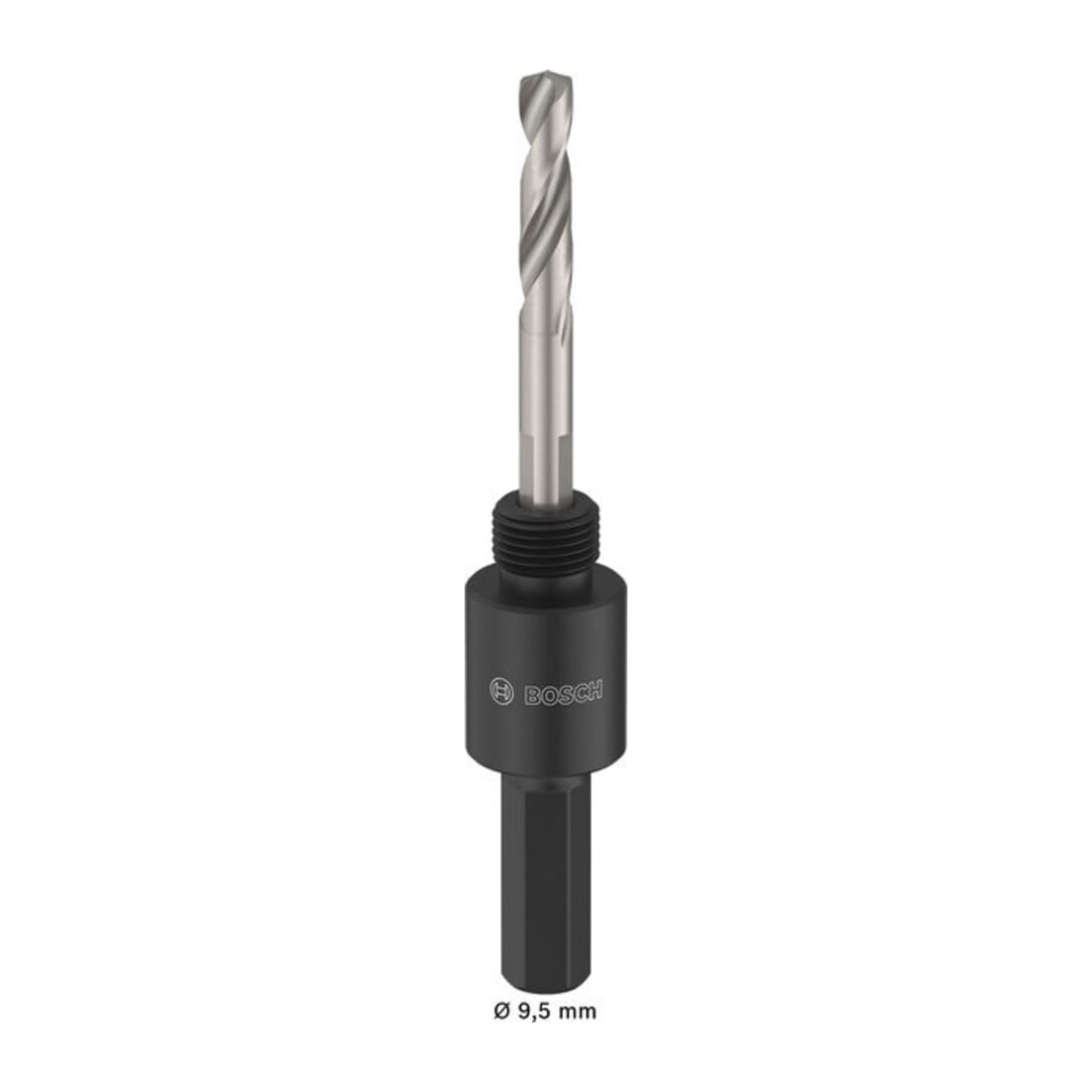 Bosch Supporto di fissaggio e punta centratrice per sega a tazza, 14-30 x 44 mm