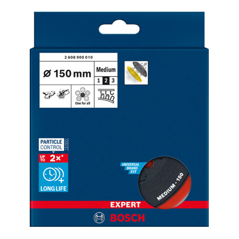 Bosch Supporto multiforo EXPERT per levigatrice rotorbitale 150mm medio