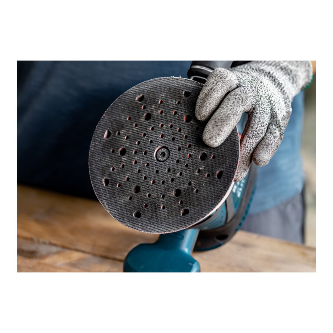 Bosch Supporto multiforo EXPERT per levigatrice rotorbitale 150mm Soft