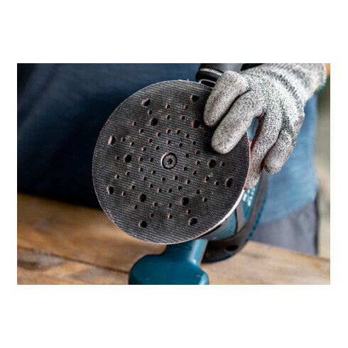 Bosch Supporto multiforo EXPERT per levigatrice rotorbitale 150mm Soft