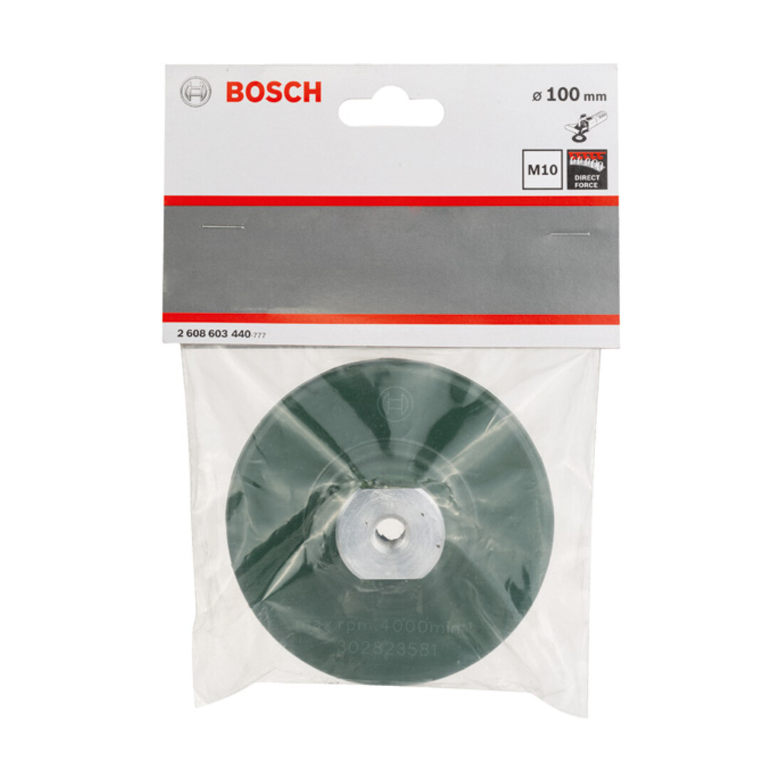 Bosch Supporto per disco di lucidatura diamantato M10 100mm 6mm