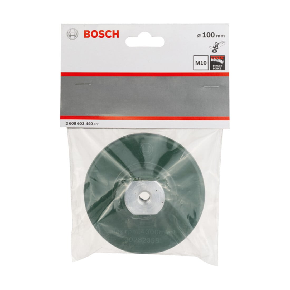Bosch Supporto per disco di lucidatura diamantato M10 100mm 6mm