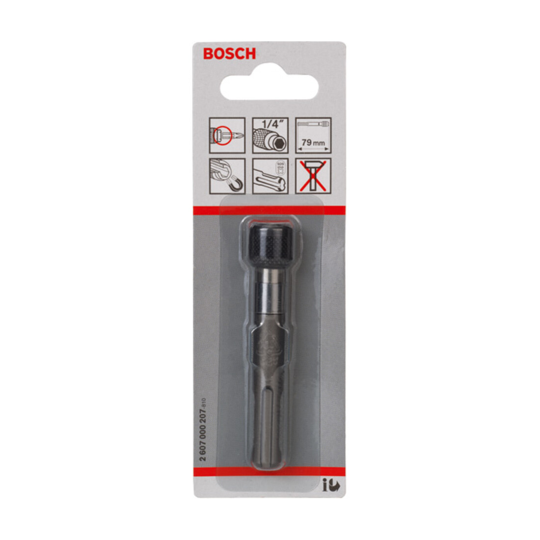 Bosch Supporto universale con albero di montaggio SDS plus 1/4", 79mm 14mm