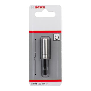 Bosch Supporto universale magnetico 1/4", diametro 10 mm lunghezza 55 mm
