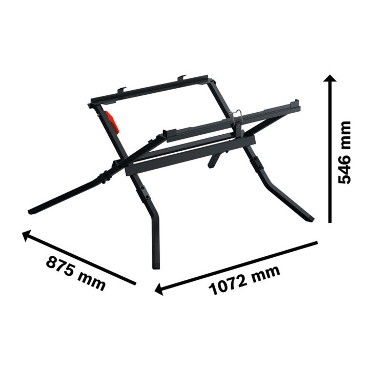 Bosch Table de transport et de travail GTA700, pliable léger 8,7 kg