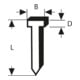 Bosch Tackernagel Typ 47, 1,8 x 1,27 x 26 mm