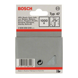 Bosch Tackernagel Typ 47, 1,8 x 1,27 x 30 mm