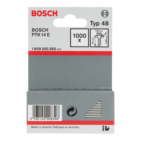 Bosch Tackernagel Typ 48, 1,8 x 1,45 x 14 mm