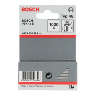 Bosch Tackernagel Typ 48, 1,8 x 1,45 x 14 mm