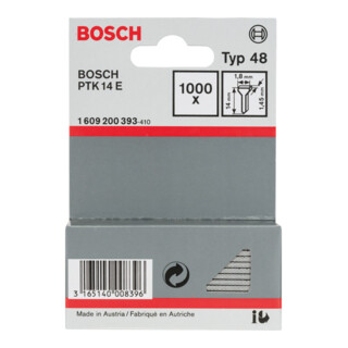 Bosch tackernagel type 48, 1,8 x 1,45 x 14 mm