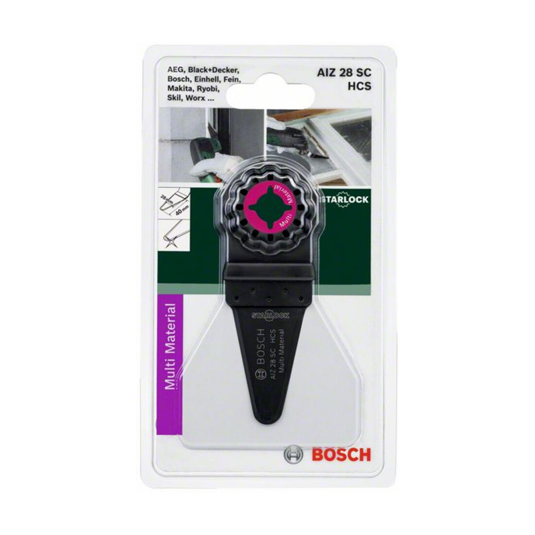 Bosch Tagliagiunti universale HCS AIZ 28 SWC 28x50mm