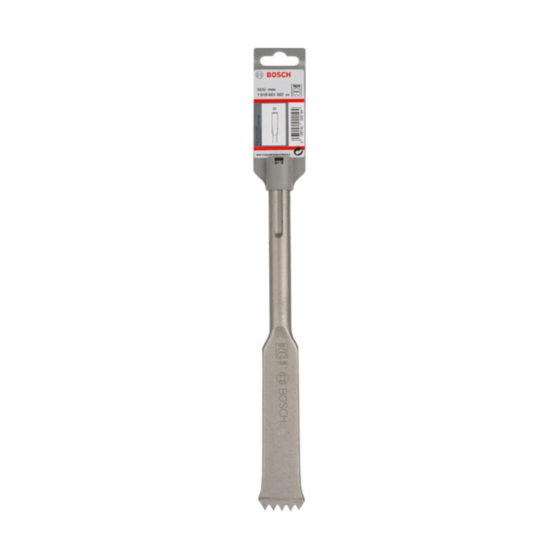 Bosch tandbeitel met SDS max opname totale lengte x snijkant beitel: 300 x 32 mm
