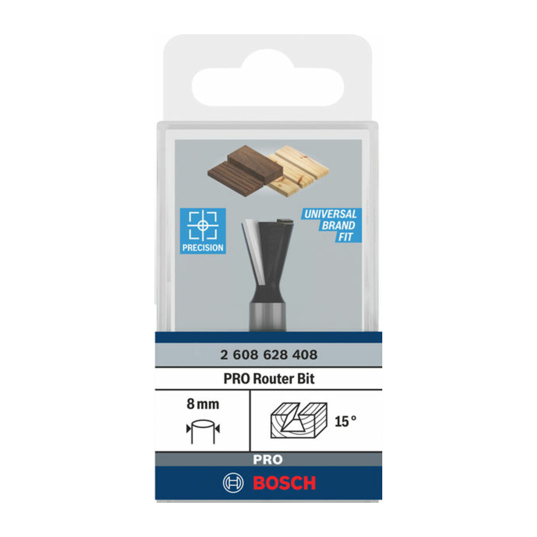 Bosch tandfrees 8 mm D1 14 mm L 14 mm G 55 mm 15°