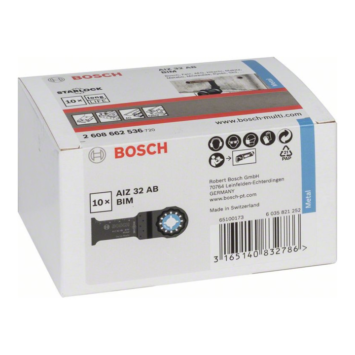 Bosch Tauchsägeblatt AIZ 32 AB Metal BIM 32 x 30 mm