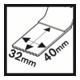 Bosch Tauchsägeblatt AIZ 32 AT Metal HM 40 x 32 mm