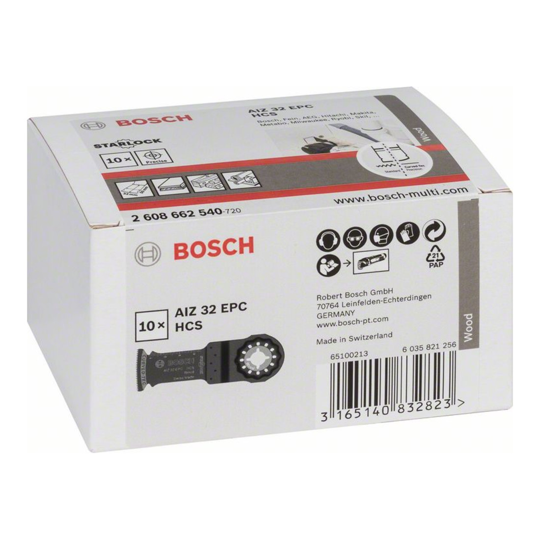 Bosch Tauchsägeblatt AIZ 32 EC Wood HCS 40 x 32 mm