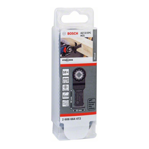 Bosch Tauchsägeblatt AIZ 32 EC Wood, HCS, 50 x 32 mm