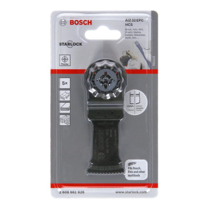 Bosch Tauchsägeblatt AIZ 32 EC Wood, HCS, 50 x 32 mm