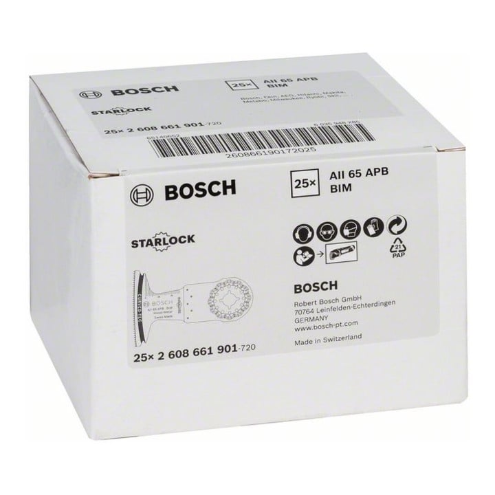 Bosch Tauchsägeblatt AIZ 65 BB Wood and Nails, BIM, 40 x 65 mm