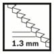 Bosch Tauchsägeblatt AIZ 65 BB Wood and Nails, BIM, 40 x 65 mm 