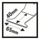 Bosch Tauchsägeblatt AIZ 65 BB Wood and Nails BIM 40 x 65 mm