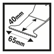Bosch Tauchsägeblatt AIZ 65 BB Wood and Nails BIM 40 x 65 mm-4