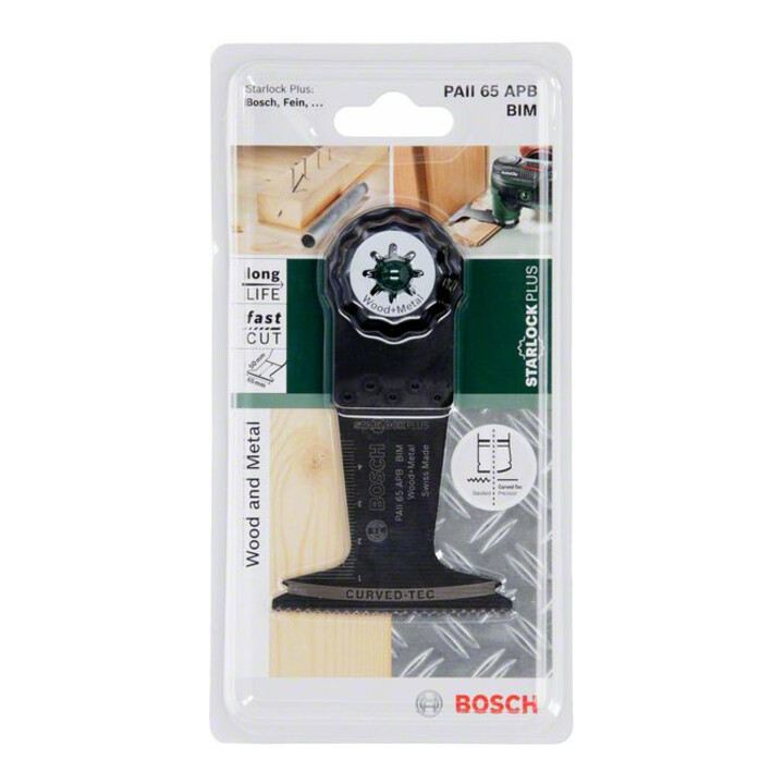 Bosch Tauchsägeblatt BIM AIZ 65 BB Wood and Nails, 40 x 65 mm, DIY