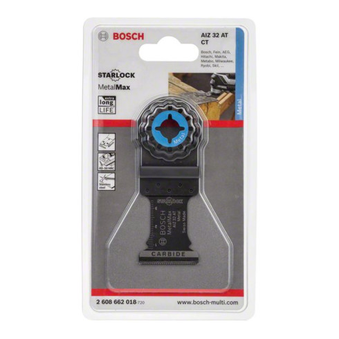 Bosch Tauchsägeblatt HM AIZ 32 AT Metal, 40 x 32 mm