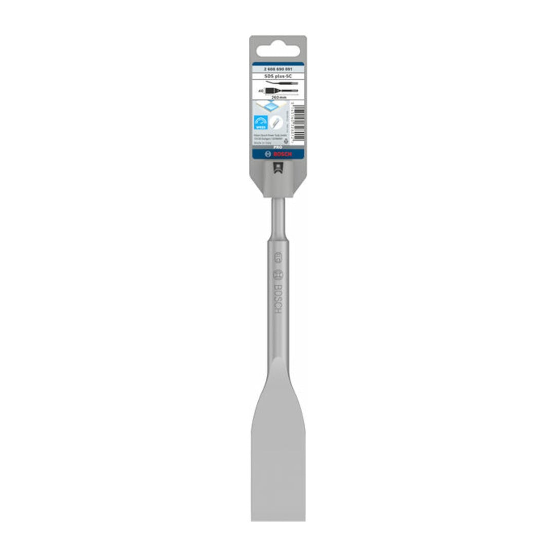 Bosch tegelbeitel met SDS plus opvangbak, 260 x 40 mm