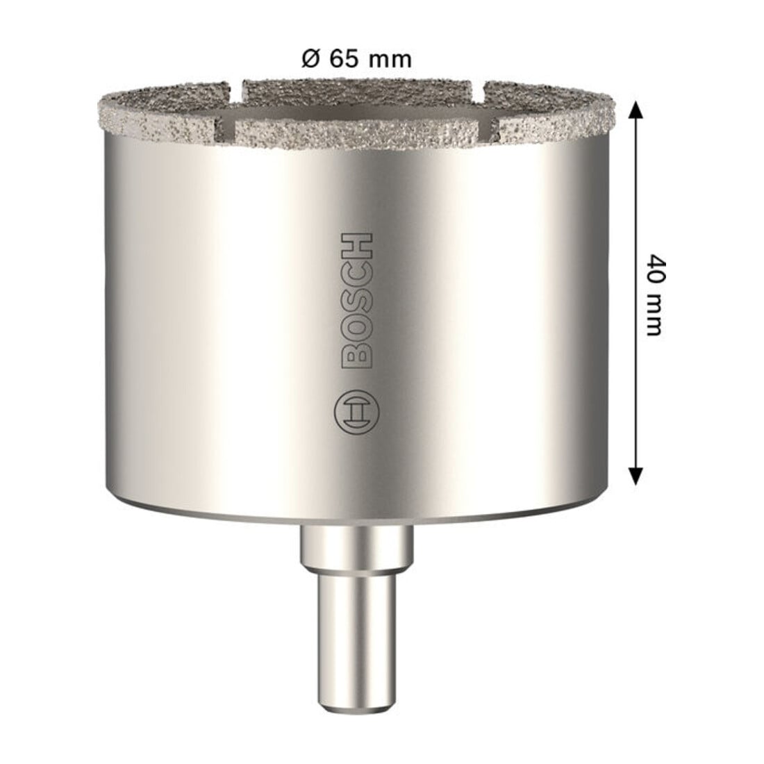 Bosch Tegelgatzaag met opzethouder, 65 x 40 mm
