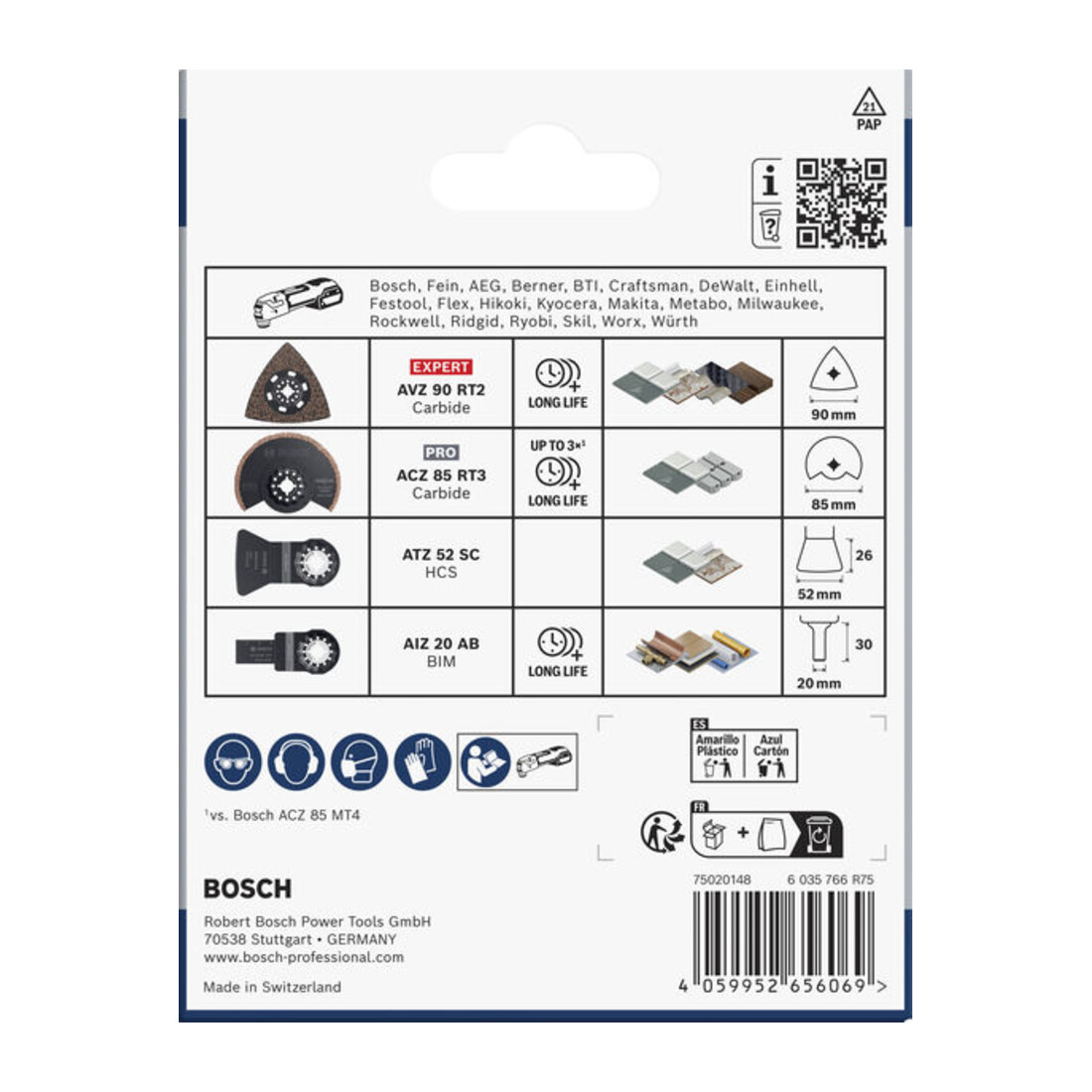 Bosch Tegelset, 4-dlg.